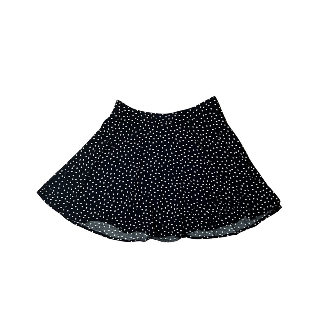 Dark blue polka dot Cotton On skirt